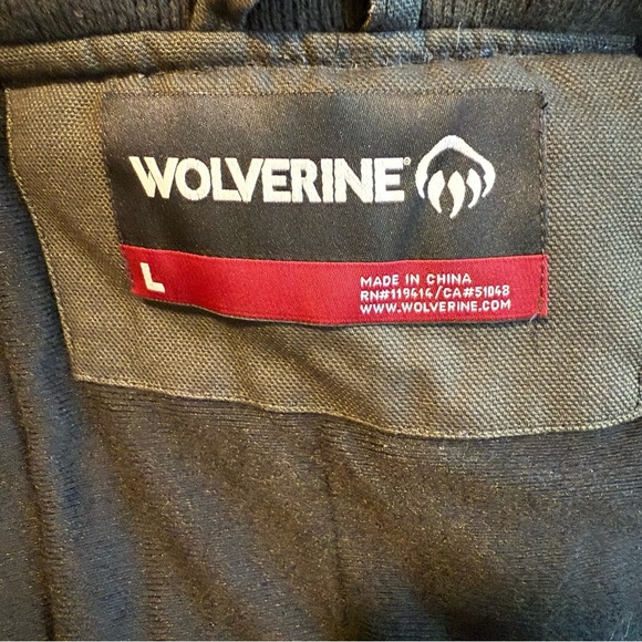 Wolverine Men's Guardian Cotton Work Jacket Onyx - W1208510 Size L - Picture 4 of 15